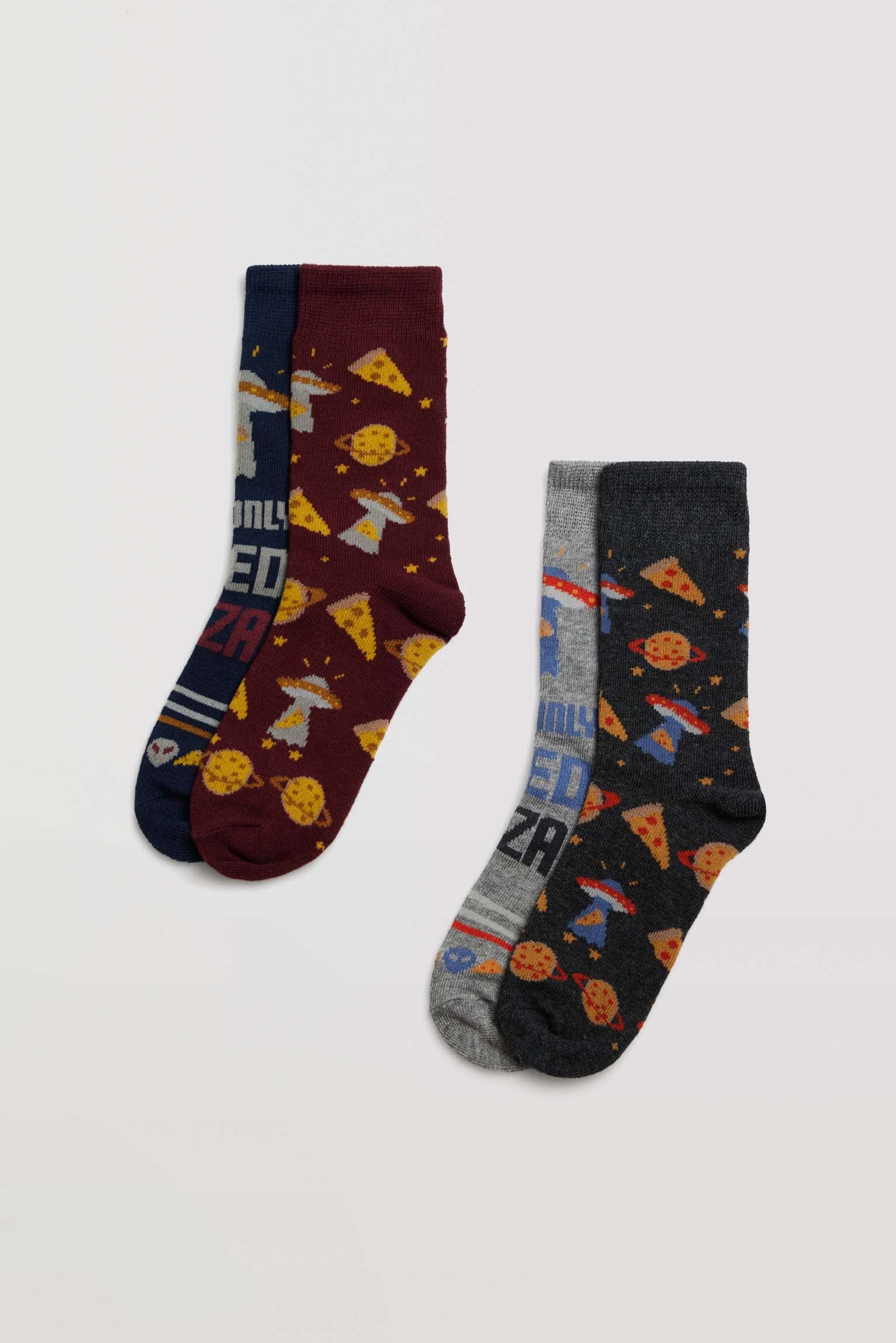 Lot de 4 chaussettes enfants