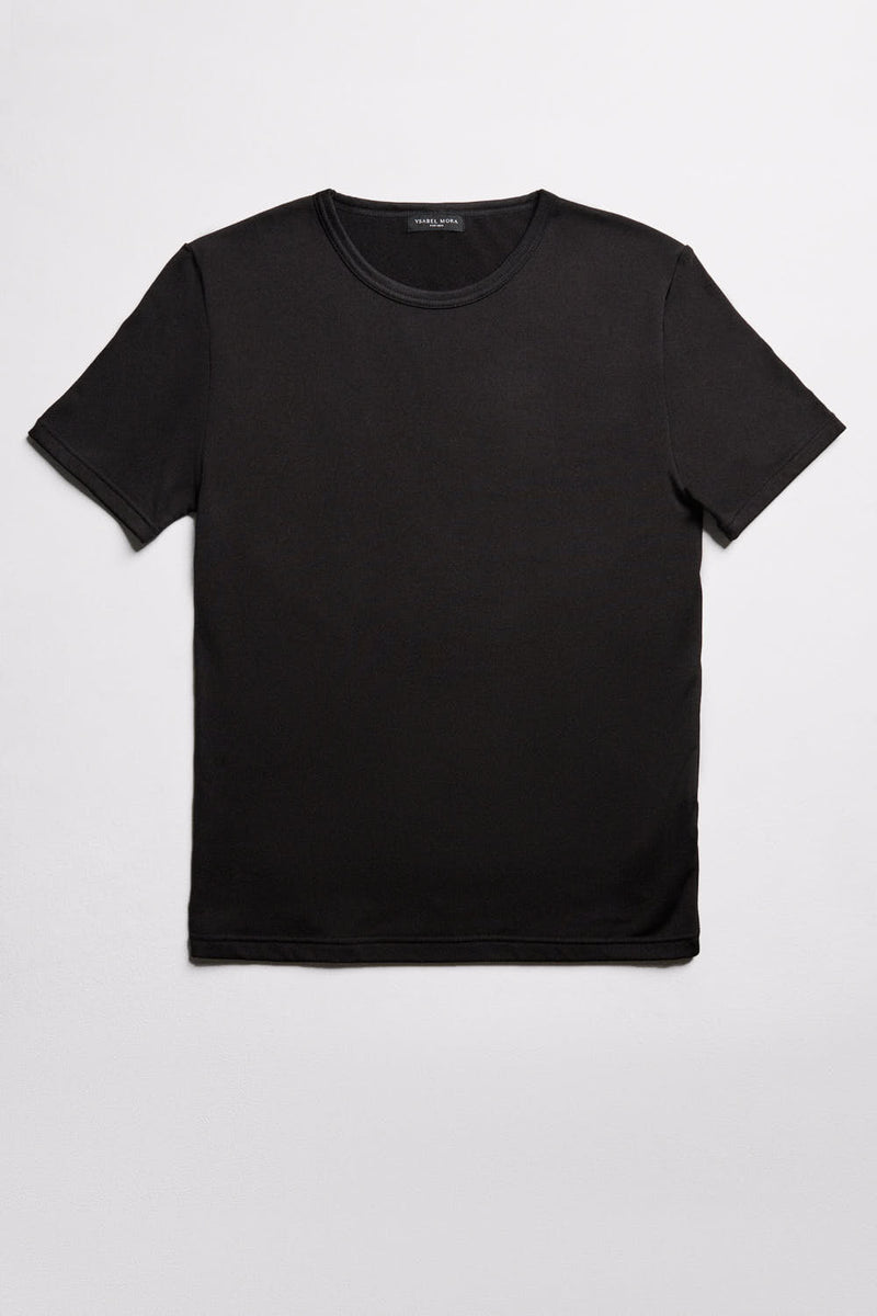 70103 1 camiseta interior termica manga corta - Negro