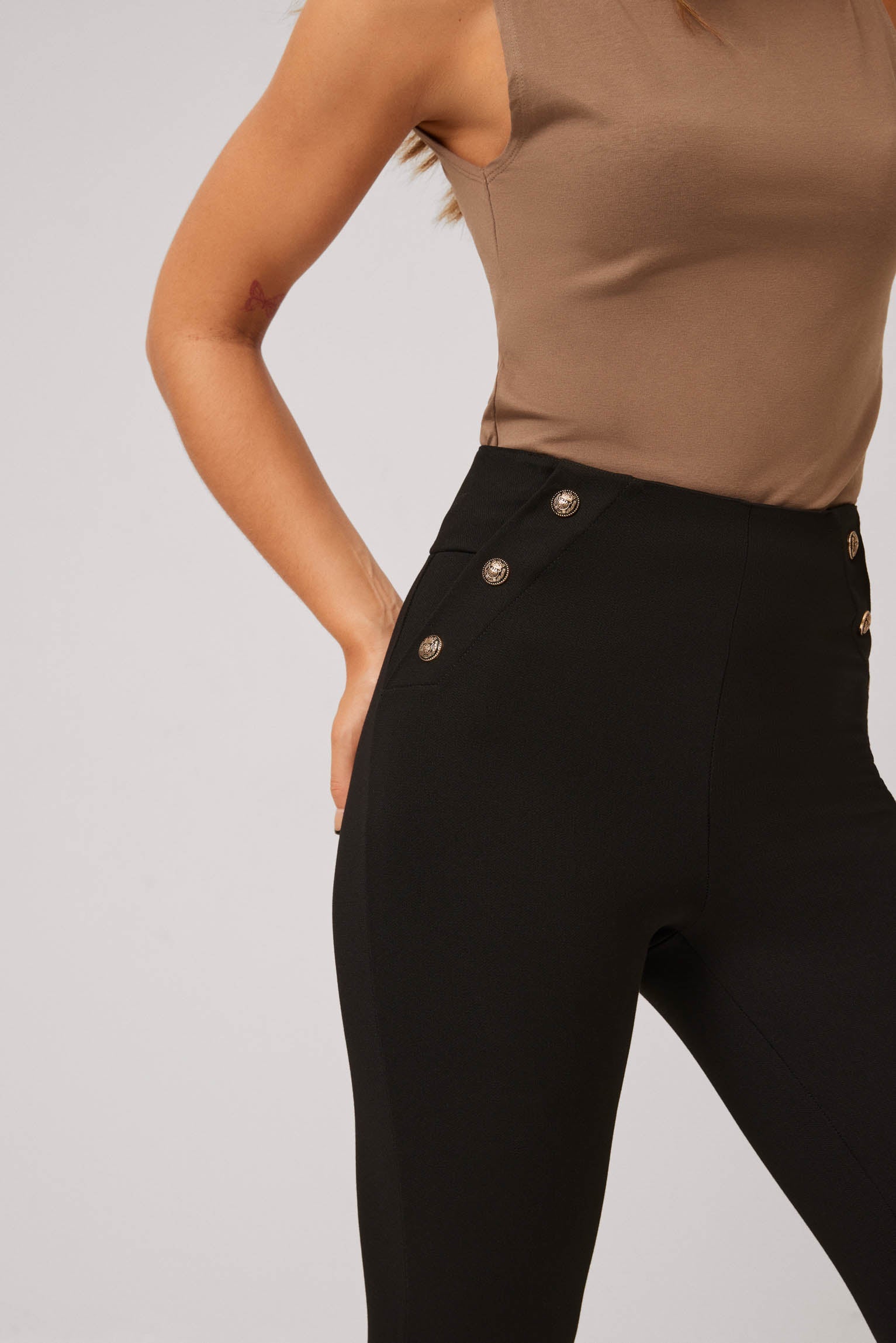 70404-1-leggings-liso-mujer-ysabel-mora - Negro